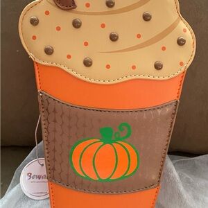 Orange Pumpkin Themed Bag